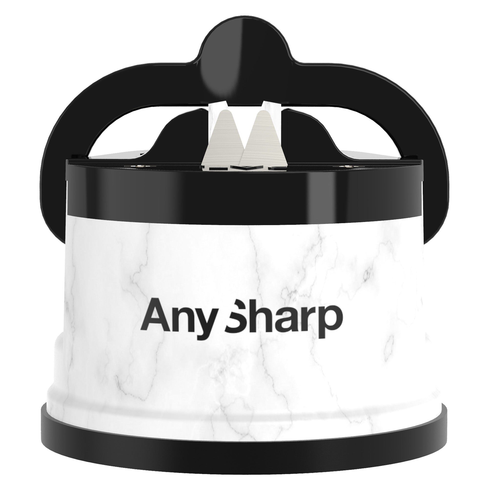 AnySharp Knife Sharpener, Hands-Free Safety, PowerGrip Suction, Safely  Sharpens All Kitchen Knives, Ideal for Hardened Steel & Serrated, World's  Best