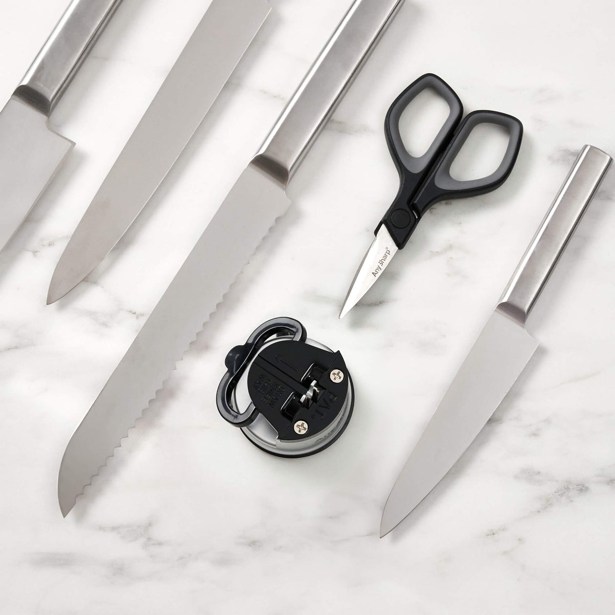 Mini Scissors and Classic Knife Sharpener Bundle