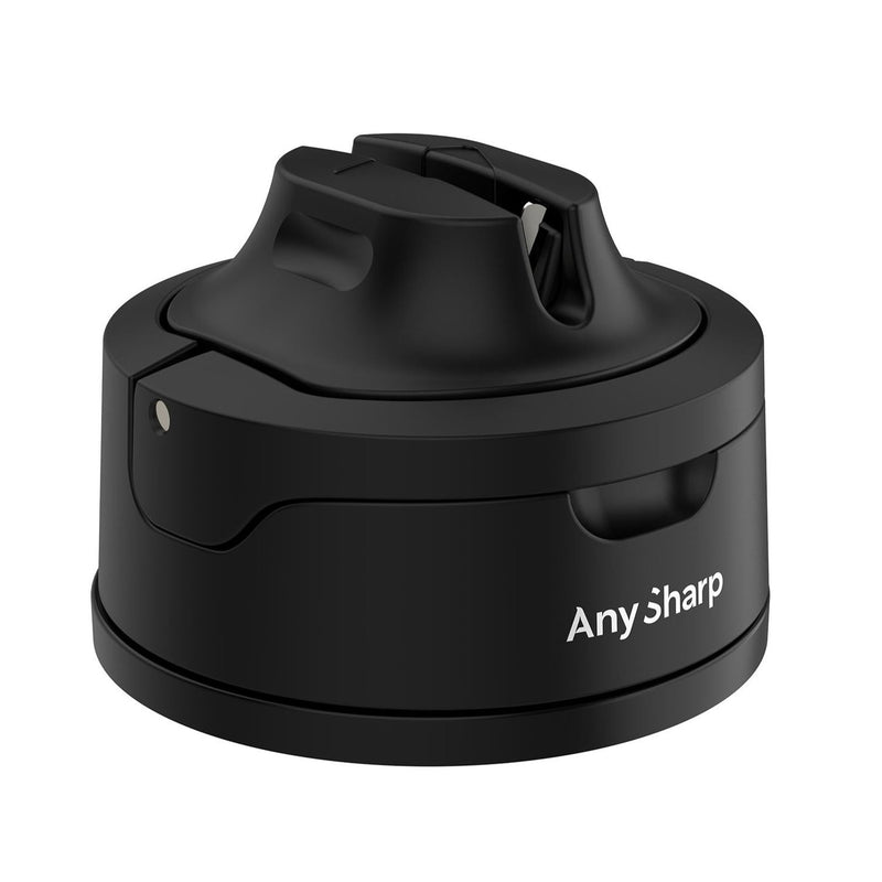 AnySharp Safer Hands-Free Knife Sharpener, Evo, Black