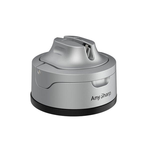 AnySharp Safer Hands-Free Knife Sharpener, Evo, Silver